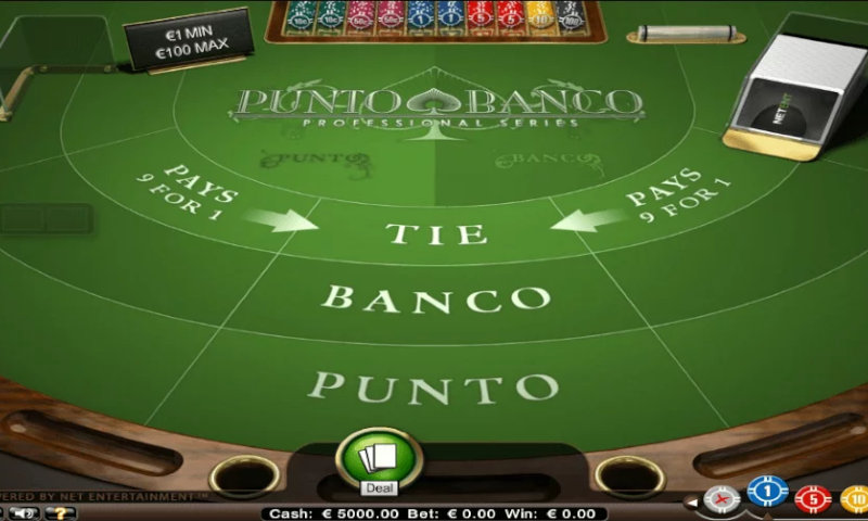 Punto Banco Baccarat