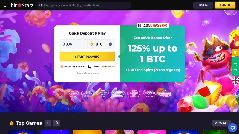 BitStarz Crypto Gambling