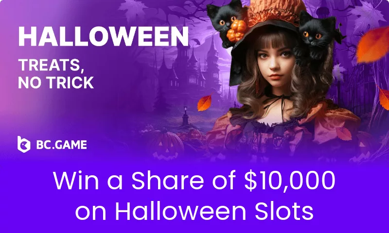 BC.Game’s Treats, No Trick: Win a Share of $10,000 on Halloween Slots