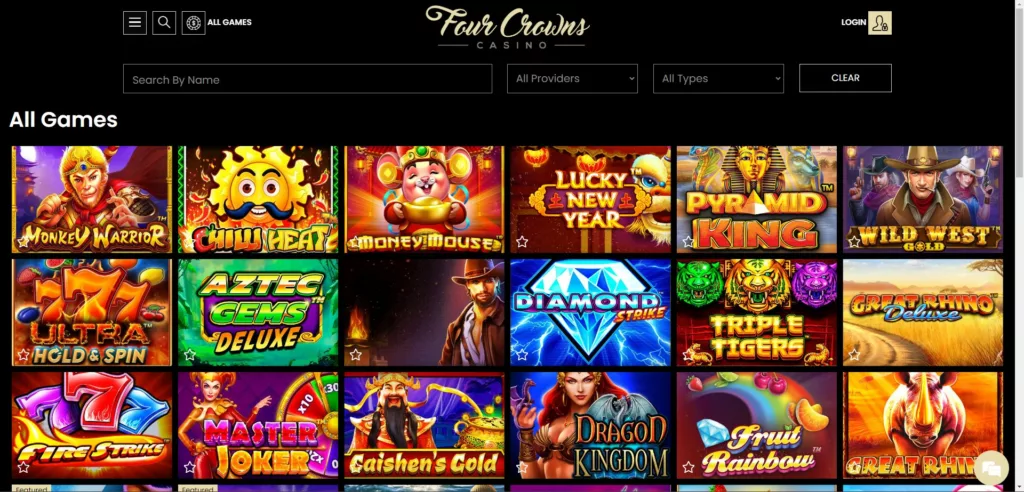 4Crowns Casino Games