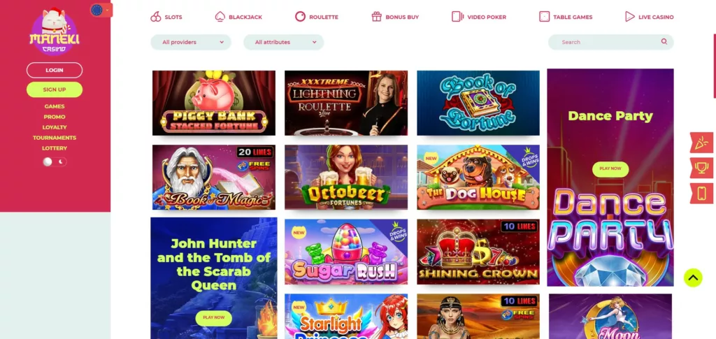 maneki-casino-games