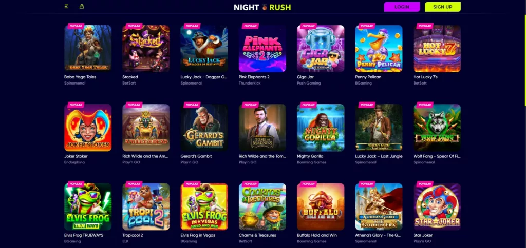 nightrush-casino-games