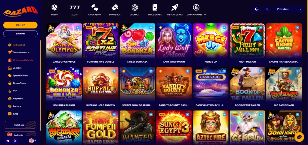 dazard-casino-games