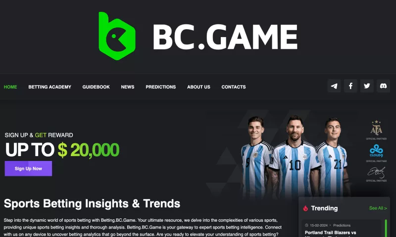 BC.Game’s New Sports Betting Hub Brings Expert Analysis and Predictions