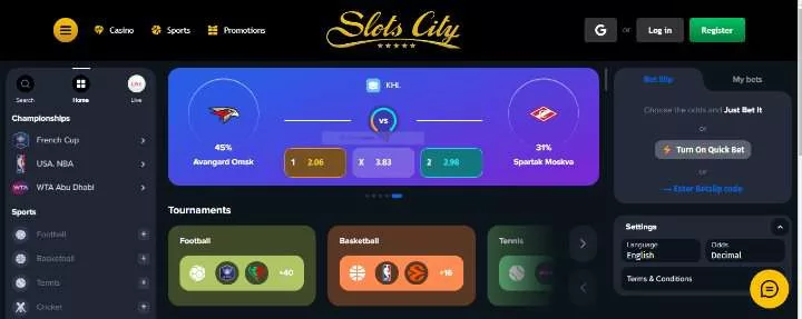 Slot City Sports Betting