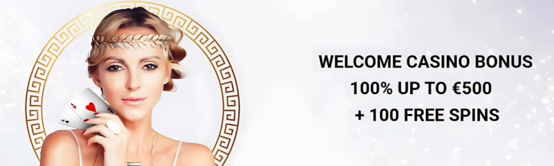 OlympusBet Casino Welcome Package: 100% up to €500 + 100 Free Spins