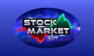 Logo for Stock Market casino game from Evolution Gaming