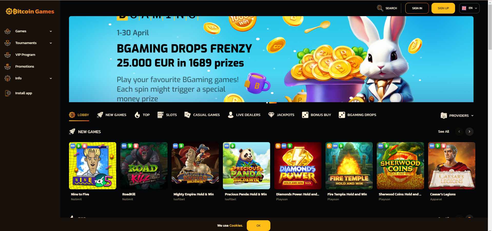 Bitcoin Games Casino logo
