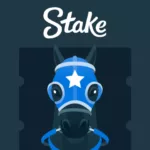 Stake horse racing logo