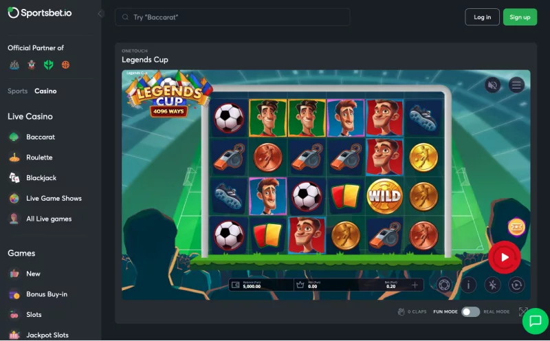 Leagues Cup Slot from Sportsbet.io