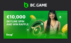 Skyline Spin and Win: €10,000 in Prizes at BC.Game This August!