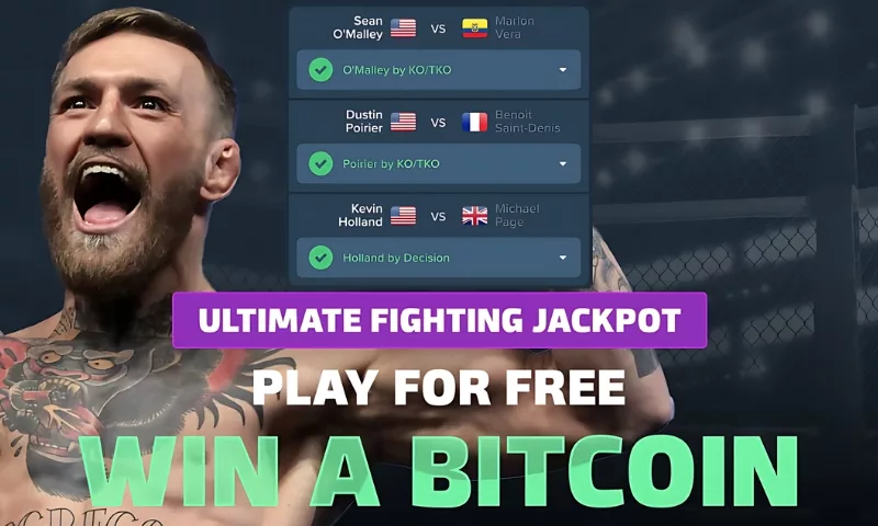 UFC Night Jackpot at Duelbits: Predict and Win 1 BTC!