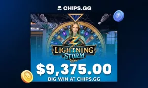 Lightning Storm Keeps the Wins Coming: ,375 Scored at Chips.gg