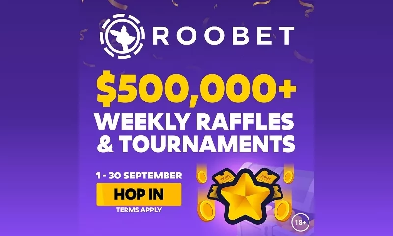 Score a Slice of $500K This September at Roobet!