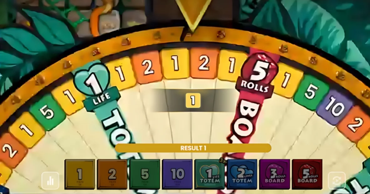 Snakes and ladders wheel at Tornadobet