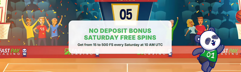Fastpay Casino Saturday Bonus: Up to 500 Free Spins