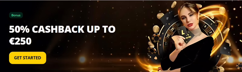 LV Bet Cashback Bonus: 50% up to €250