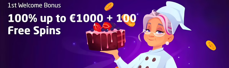 StayCasino First Deposit Bonus: 100% up to €1000 + 100 Free Spins