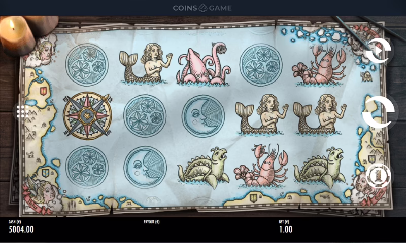The symbols and elements in 1429 Uncharted Seas slot.