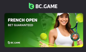 French Open Bet Guaranteed by BC.Game: Get Up to 0 Refund