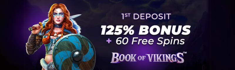 Fruits4Real Casino First Deposit Bonus: 125% up to €125 + 60 Free Spins