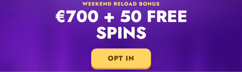 PoleStar Weekend Reload Bonus: Up to €700 + 50 Free Spins