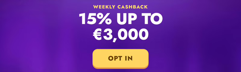 PoleStar Weekly Cashback Bonus: 15% up to €3000