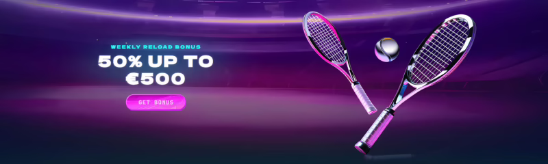 PowerUp Casino Sports Weekly Reload Bonus: 50% up to €500