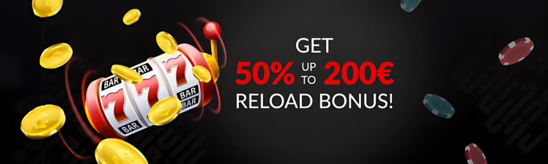 Select.bet Casino Reload Bonus: 50% up to €200