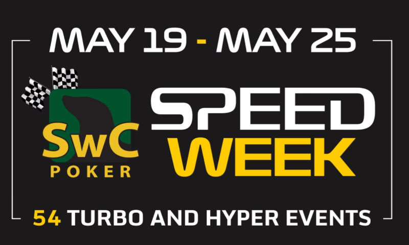 Speed Week Brings Fast-Paced Poker Action to SwC Poker