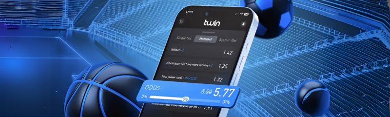 Twin Casino Sports Multi Bet Bonus: Up to 10%