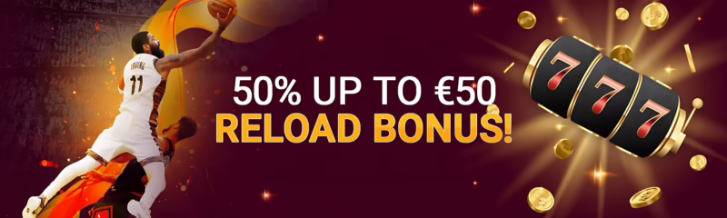 Winscore Sports Reload Bonus: 50% up to €50