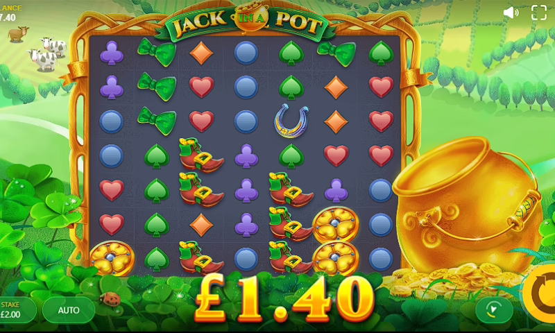 The betting interface for Jack in a pot at Shuffle Casino. 