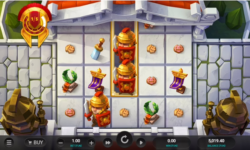 The opening interface of the Corps March in Duelbits.