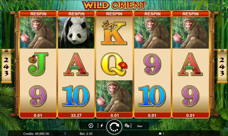 The numbers and animals symbols in the eastern hole in the Duelbits Casino.
