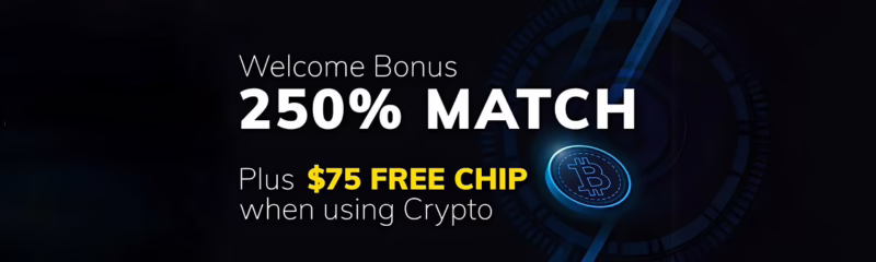 BuzzLuck Casino Welcome Bonus: 250% up to $2500 + $75 Free Chip