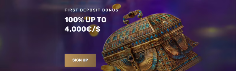 Cleopatra Casino First Deposit Bonus: 100% up to €4000