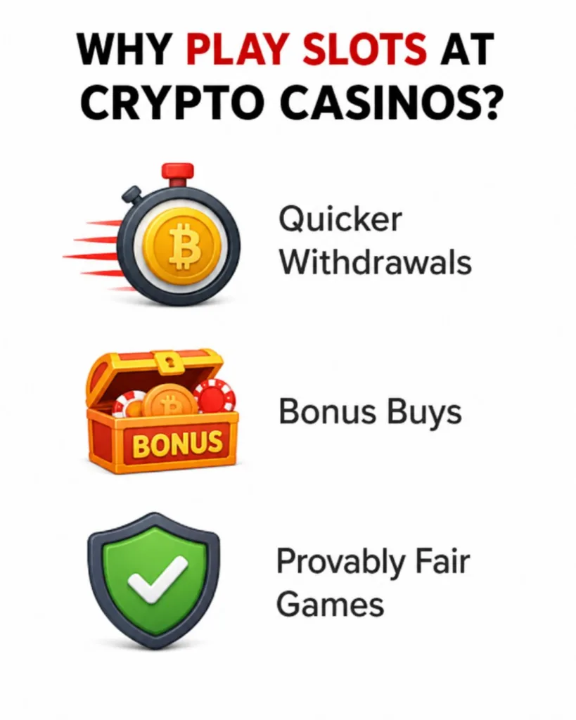 Why play slots at crypto casinos