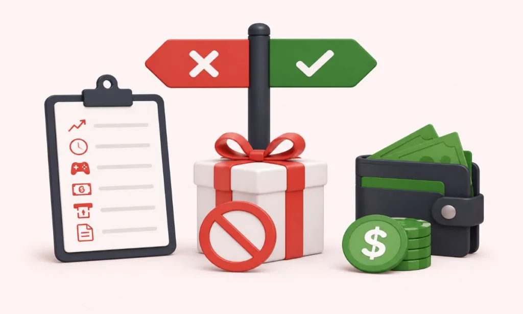 when not to claim a bonus